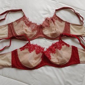 Victoria's Secret Dream Angels push up without padding bras (lot of 2)